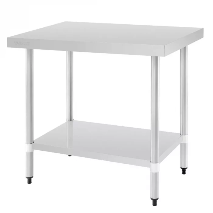 Vogue Stainless Steel Prep Table 900mm - Image 1
