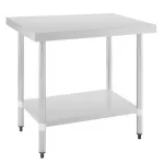 Vogue Stainless Steel Prep Table 900mm - Image 3