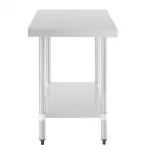 Vogue Stainless Steel Prep Table 900mm - Image 4