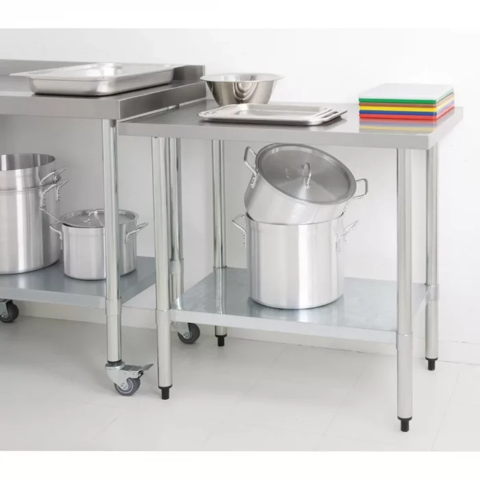 Vogue Stainless Steel Prep Table 900mm - Image 7