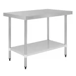 Vogue Stainless Steel Prep Table 1200mm