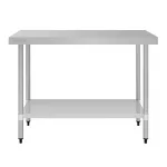 Vogue Stainless Steel Prep Table 1200mm - Image 2
