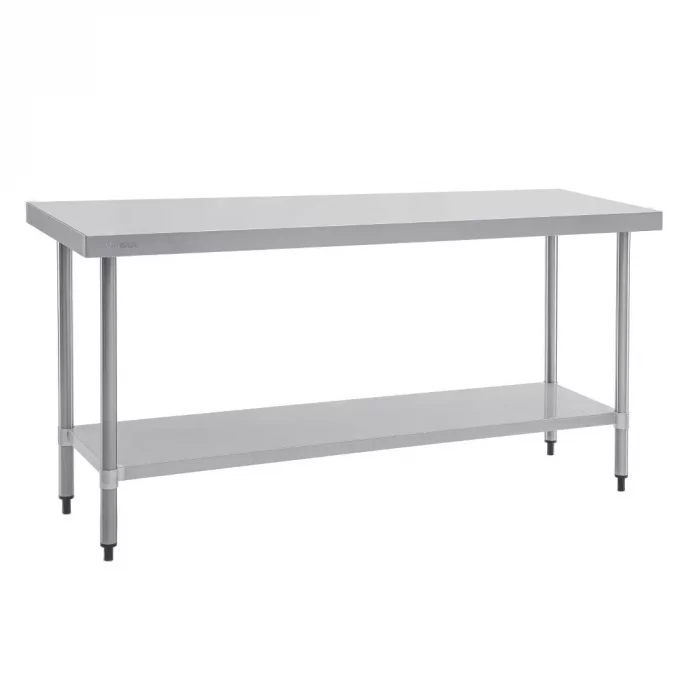 Vogue Stainless Steel Prep Table 1800mm - Image 3