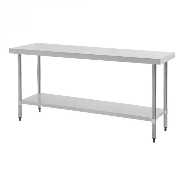 Vogue Stainless Steel Prep Table 1800mm - Image 1