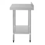 Vogue Stainless Steel Prep Table with Upstand 900mm - Image 6