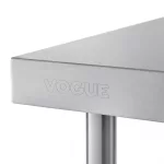 Vogue Stainless Steel Prep Table with Upstand 900mm - Image 8