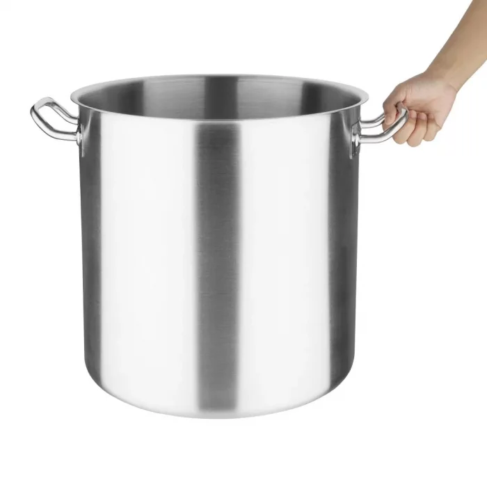 Vogue Stainless Steel Deep Stock Pot 36cm - Image 3
