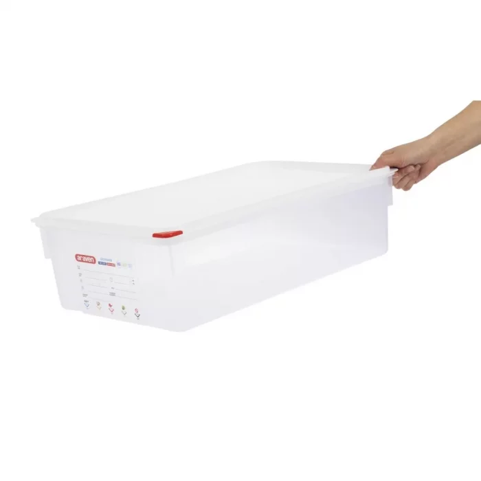 Araven Polypropylene 1/1 Gastronorm Food Storage Box 21Ltr (Pack of 4) - Image 6