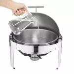 Olympia Paris Roll Top Chafing Dish Round - Image 4