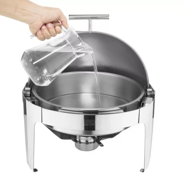 Olympia Paris Roll Top Chafing Dish Round - Image 4
