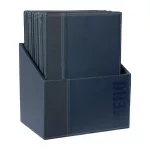 Securit Contemporary Menu Covers and Storage Box A4 Blue (Pack of 20) - Image 2
