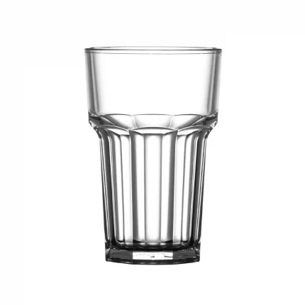 BBP Polycarbonate Nucleated American Hi Ball Glasses Half Pint CE Marked (Pack of 36)
