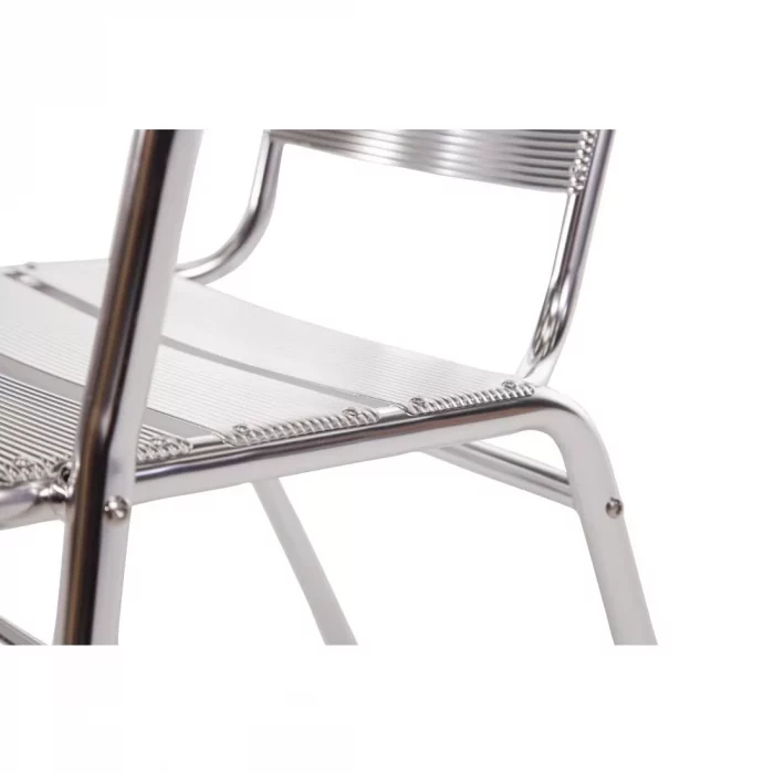 Bolero Aluminium Stacking Chairs (Pack of 4) - Image 5