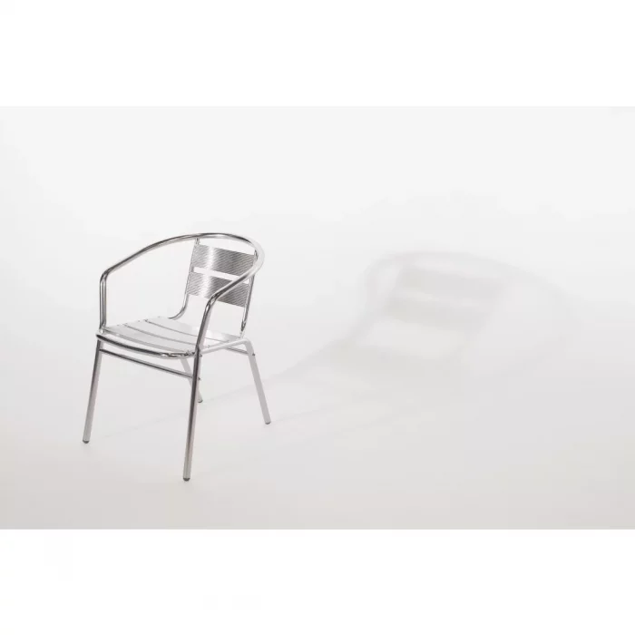 Bolero Aluminium Stacking Chairs (Pack of 4) - Image 8