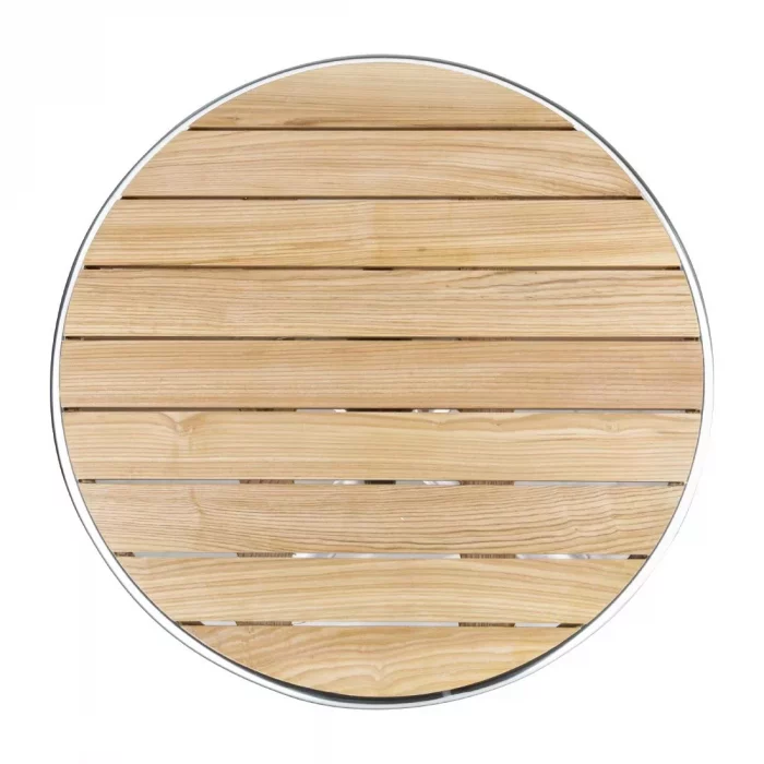 Bolero Round Flip Top Table Ash 600mm - Image 5