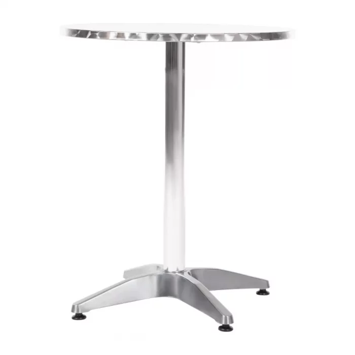 Bolero Round Bistro Table Stainless Steel 600mm - Image 4