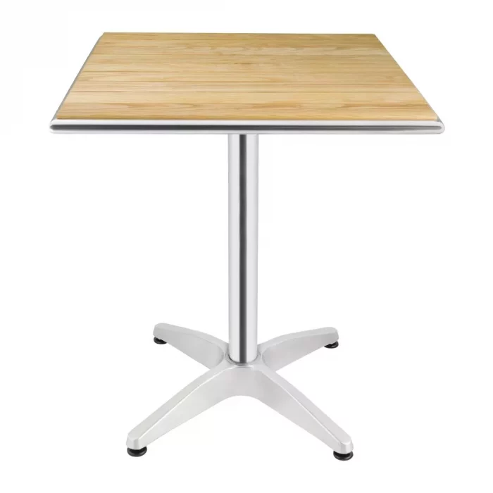 Bolero Ash Top Table Square 600mm (Single) - Image 1