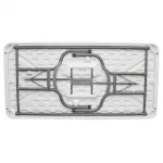 Bolero PE Rectangular Folding Table White 5ft (Single) - Image 2