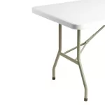 Bolero PE Rectangular Folding Table White 6ft (Single) - Image 7