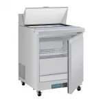 Polar U-Series Single Door Mega Top Prep Counter Fridge 154Ltr - Image 4