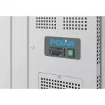 Polar U-Series GN Saladette Counter with Square Sneeze Guard 2 Door - Image 11