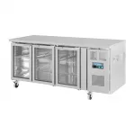 Polar U-Series 3 Door Counter Fridge with Glass Doors - Image 4