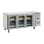 Polar U-Series 3 Door Counter Fridge with Glass Doors - Image 5