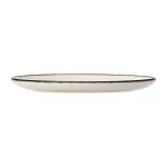 Steelite Charcoal Dapple Oval Coupe Plates 202mm (Pack of 24) - Image 2