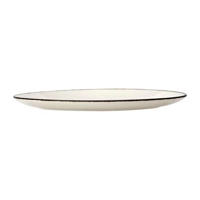 Steelite Charcoal Dapple Oval Coupe Plates 342mm (Pack of 12) - Image 5