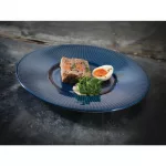Steelite Willow Azure Gourmet Plates Medium Well Blue 285mm (Pack of 6) - Image 3