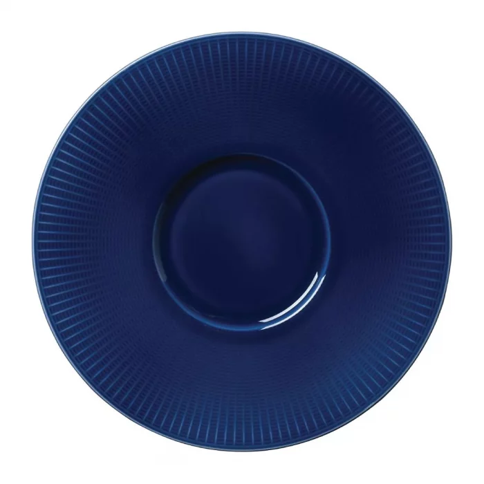 Steelite Willow Azure Gourmet Plates Small Well Blue 285mm (Pack of 6) - Image 1