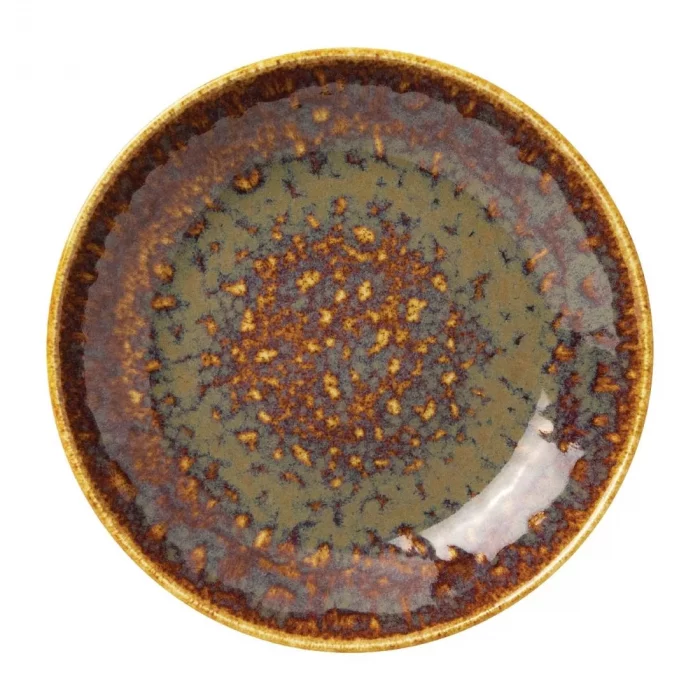 Steelite Vesuvius Coupe Bowls Amber 253mm (Pack of 12) - Image 1