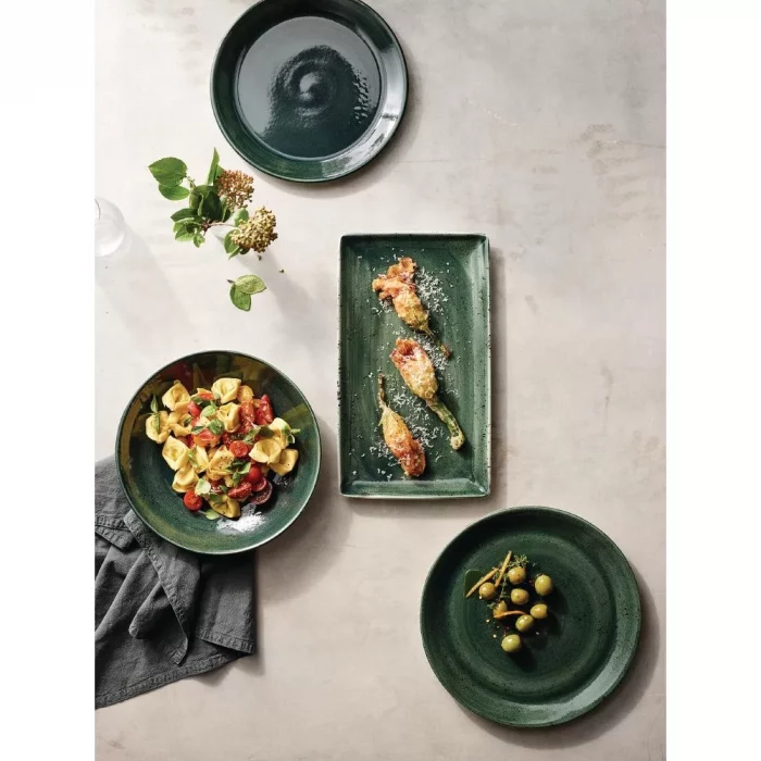 Steelite Vesuvius Coupe Bowls Burnt Emerald 130mm (Pack of 12) - Image 4