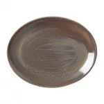 Steelite Revolution Granite Oval Coupe Plate 342mm (Pack of 12)