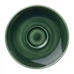 Steelite Vesuvius Burnt Emerald Saucers 152mm (Pack of 12)