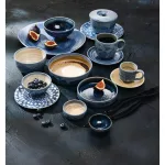 Steelite Aurora Vesuvius Round Stacking Trays Lapis 202mm (Pack of 12) - Image 3