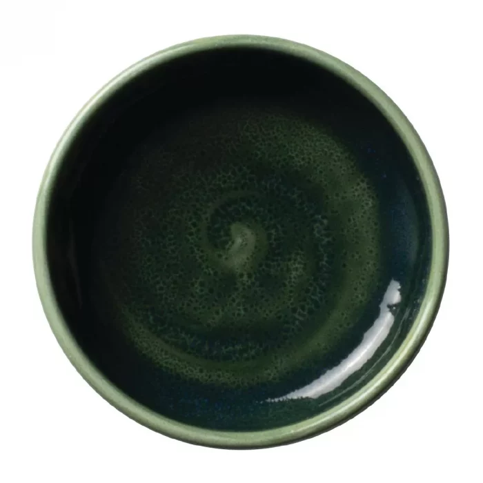 Steelite Aurora Vesuvius Burnt Emerald Round Stacking Trays 75mm (Pack of 12) - Image 5