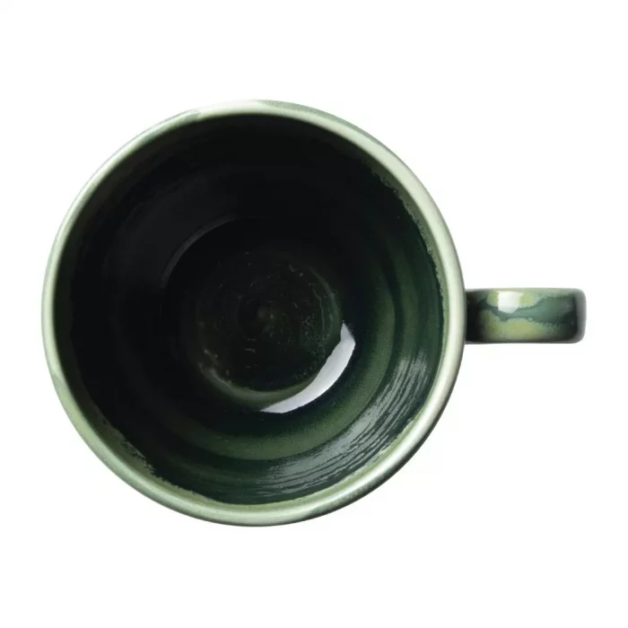 Steelite Aurora Vesuvius Burnt Emerald Mugs City 340ml 12oz (Pack of 12) - Image 2