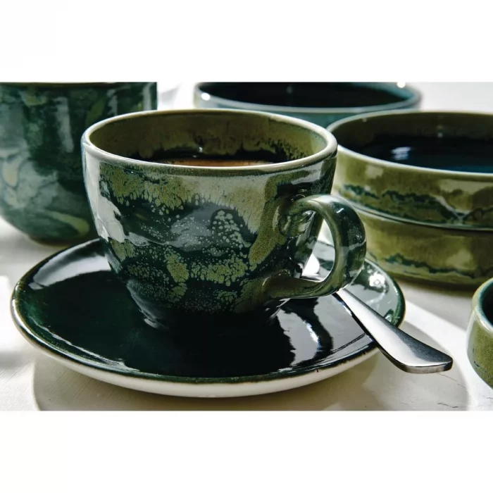 Steelite Aurora Vesuvius Burnt Emerald Cups 227ml 8oz (Pack of 12) - Image 2