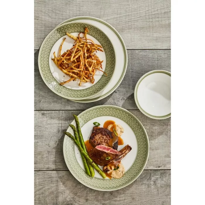Steelite Bead Sage Coupe Plates 285mm (Pack of 6) - Image 2
