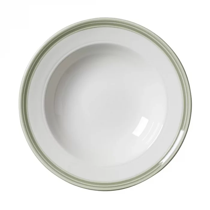 Steelite Bead Sage Pasta Plates 240mm (Pack of 12) - Image 1