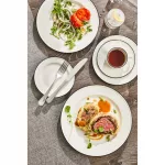 Steelite Bead Black Band Stacking Cups 200ml (Pack of 12) - Image 2