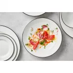 Steelite Bead Black Band Coupe Plates 285mm (Pack of 6) - Image 2