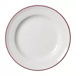 Steelite Bead Maroon Band Plates 165mm (Pack of 12)