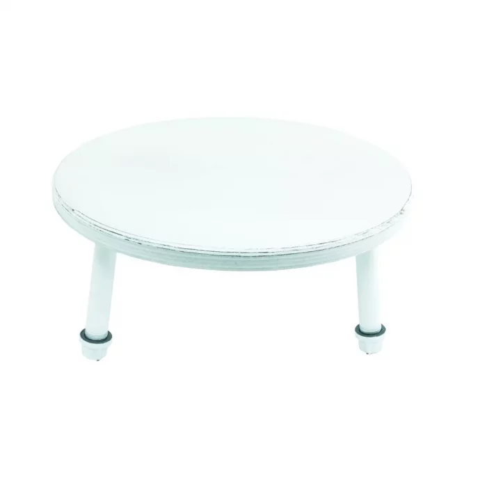 Steelite Aged White Pipe Stand Long Legs 355x165mm - Image 1