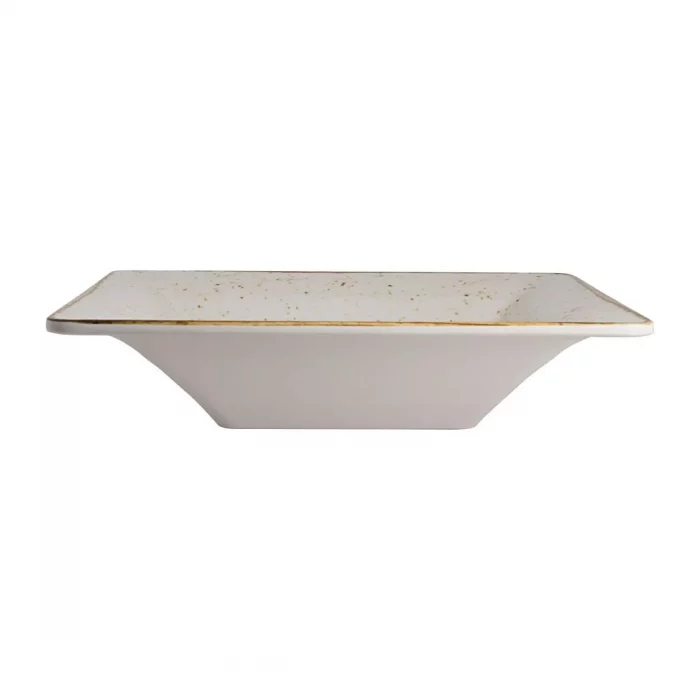 Steelite Craft White Buffet Square Pebble Bowls 343mm (Pack of 6) - Image 1