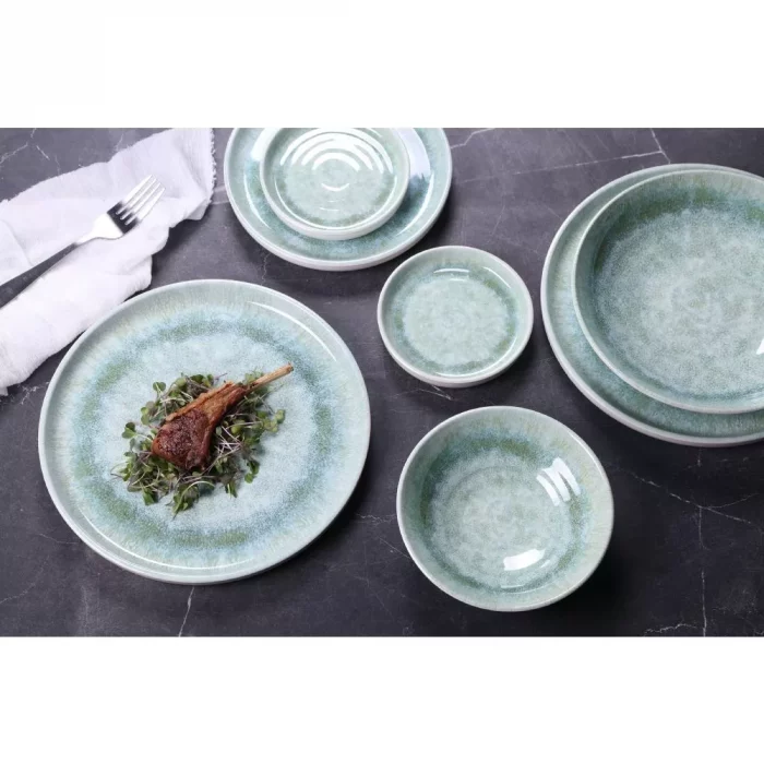 Steelite Monet Sea Moss Round Bowls 229mm (Pack of 6) - Image 2