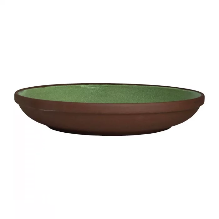 Maham Studio Spice Cardamon Deep Plates 220mmx40mm (Pack of 12) - Image 1