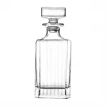 RCR Cristalleria Timeless Square Whisky Decanter 750ml (Pack of 4)