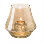 Steelite Chime Glass Votives Gold Lustre 89mm (Pack of 12)